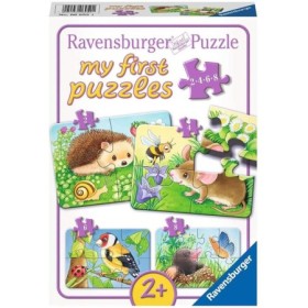 Primul meu puzzle animale din padure 2/4/6/8 piese